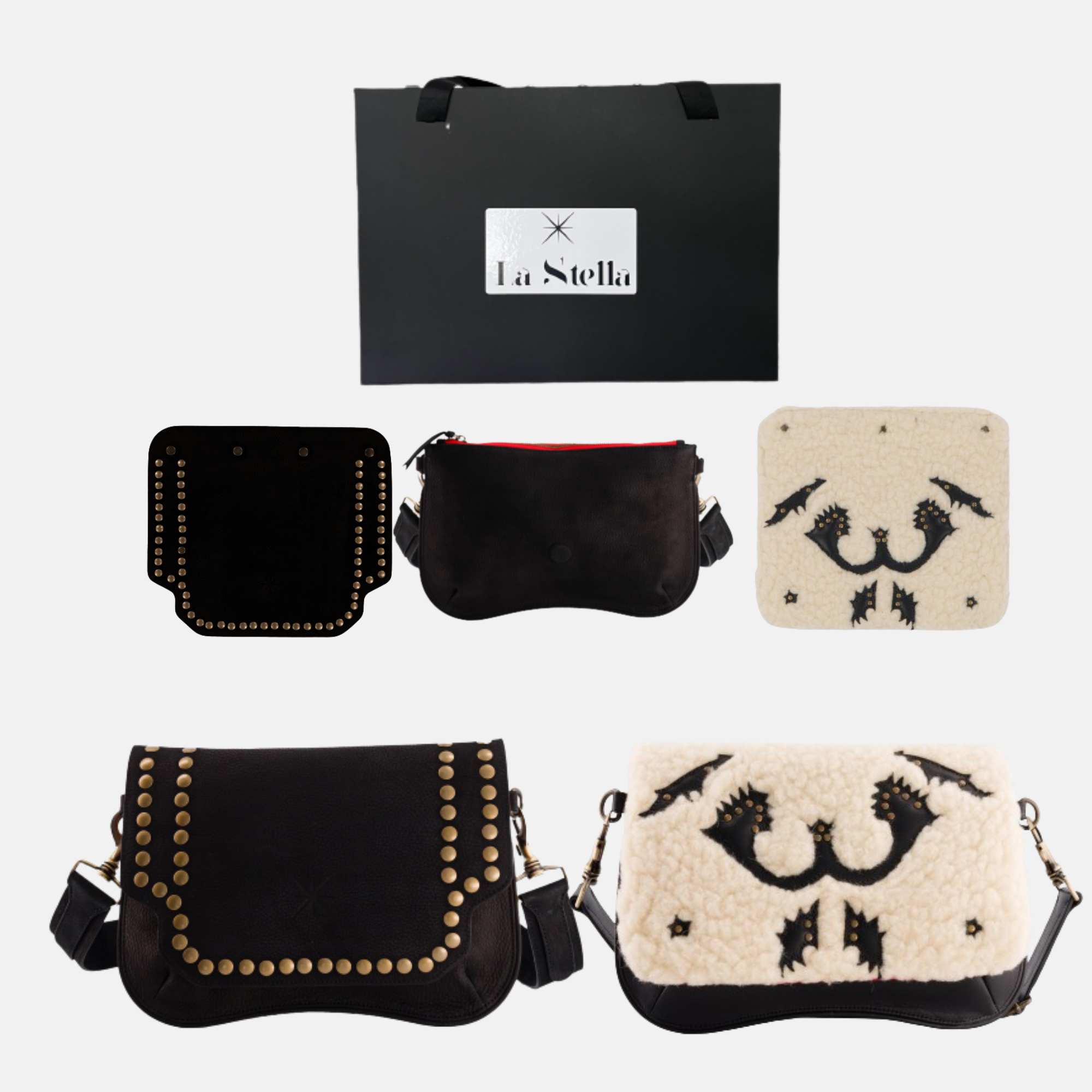 "BABY IDEAL WINTER BLACK" SIDIA / RANCHO MOUTON BOX