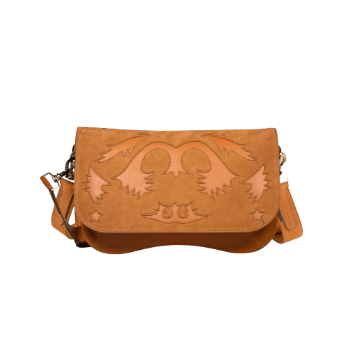 STAR RANCHO NUBUCK CAMEL BAG