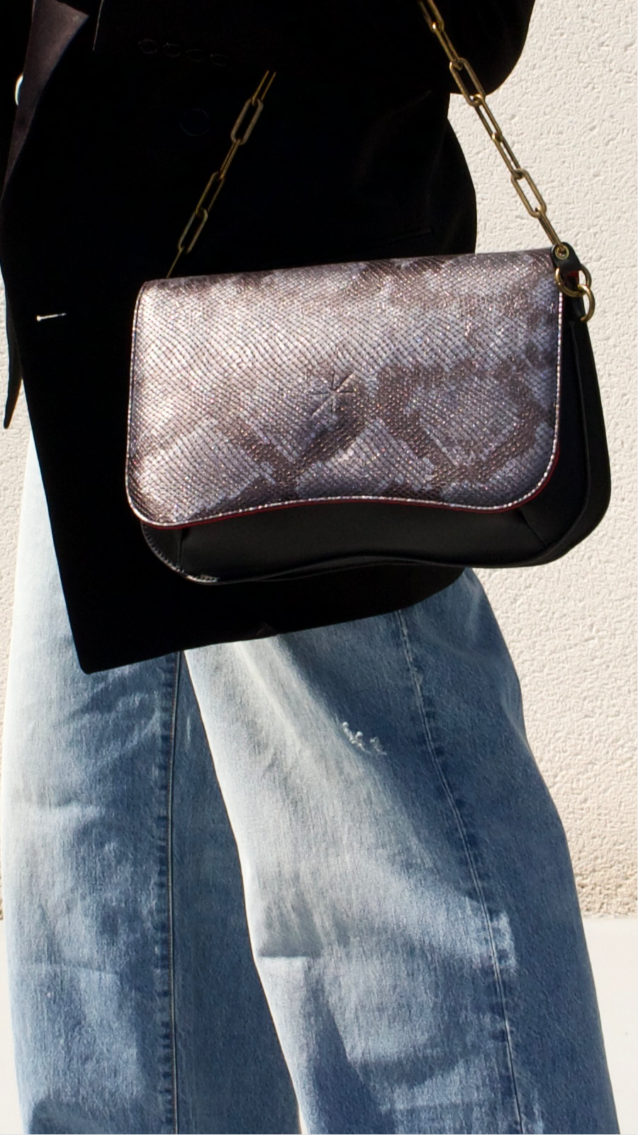 RABAT PYTH GRIS/NOIR