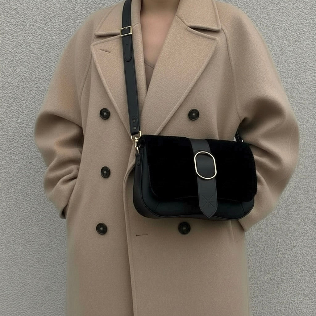 COFFRET NOËL BABY DOUBLE SIDIA/THARA MOUTON NOIR