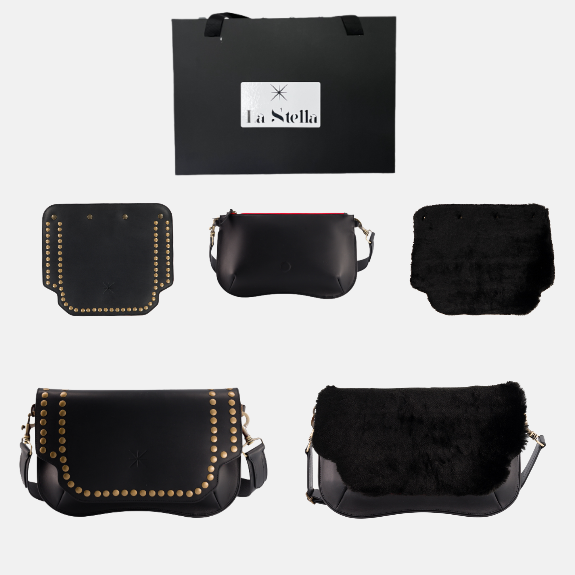 STAR SIDIA/VISONA BLACK LEATHER BOX