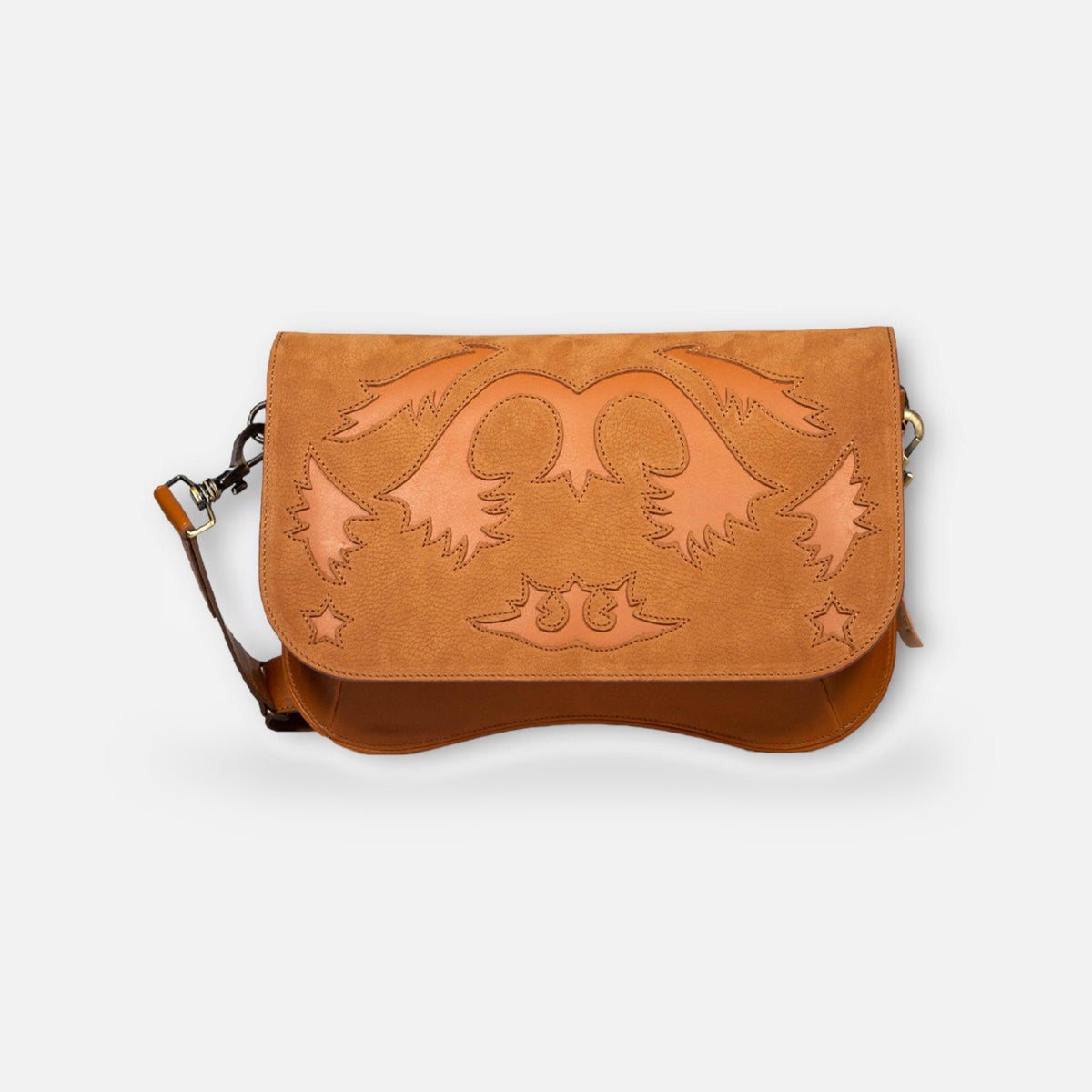 Sac Baby Rancho nubuck camel — La Stella