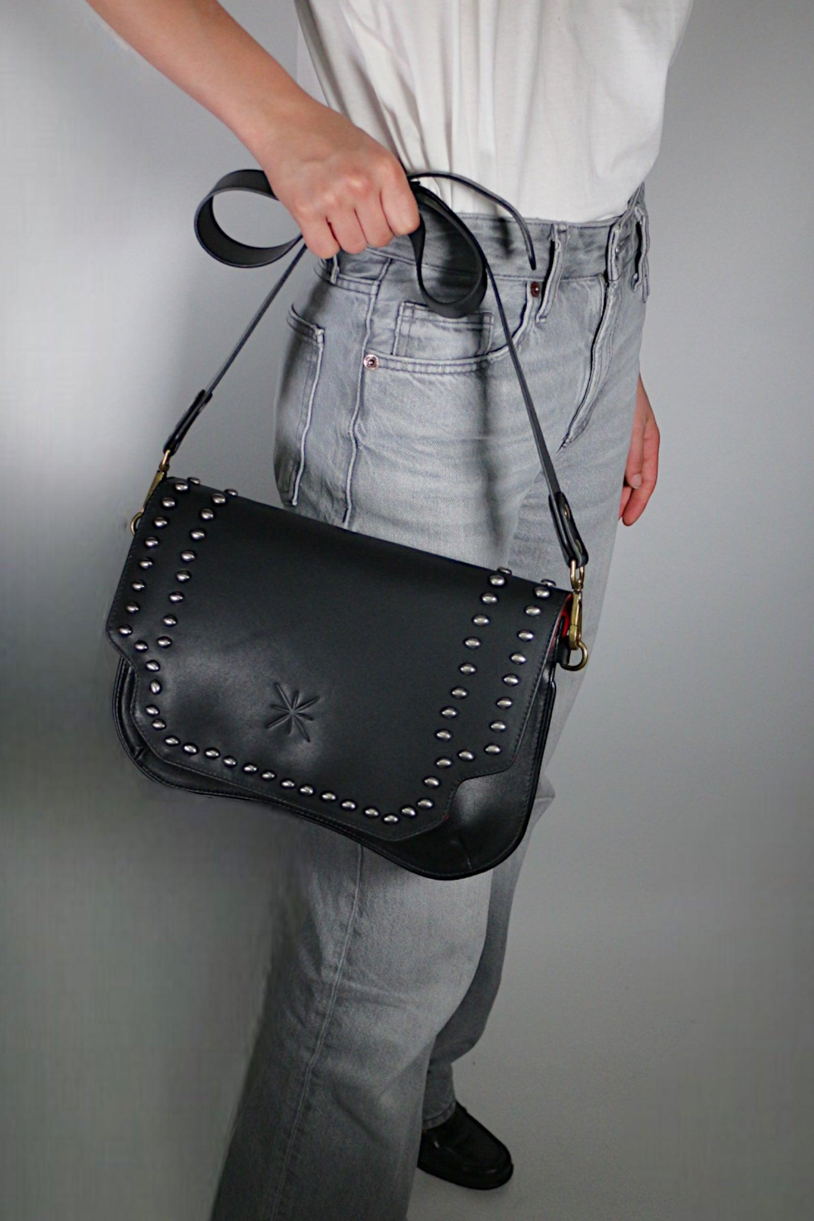 RABAT BABY SIDIA BLACK LEATHER