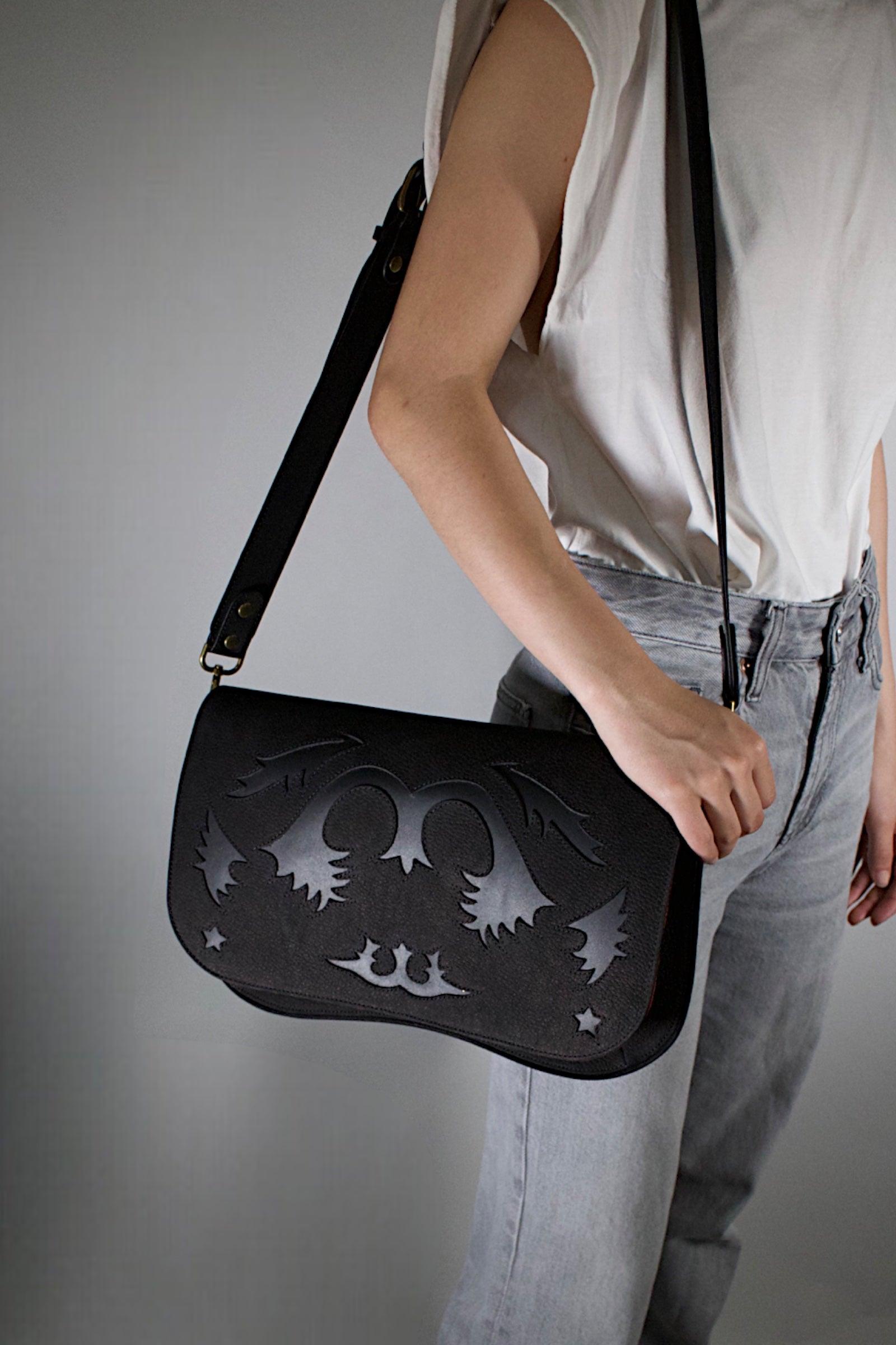 STAR RANCHO NUBUCK BLACK BAG