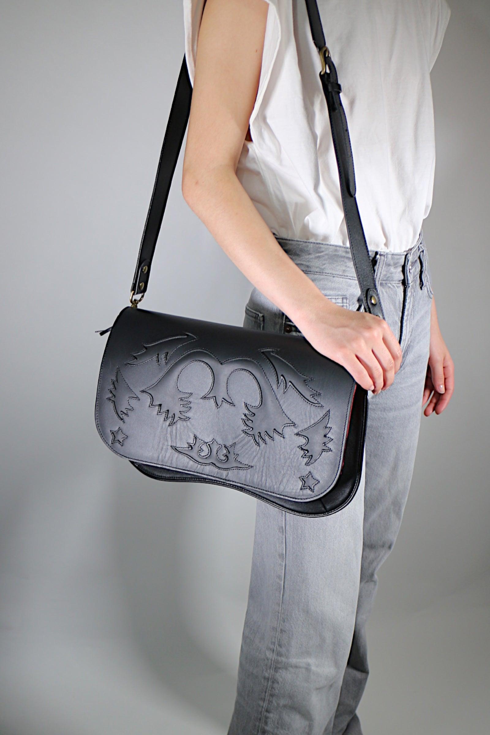 RABAT BABY RANCHO BLACK LEATHER