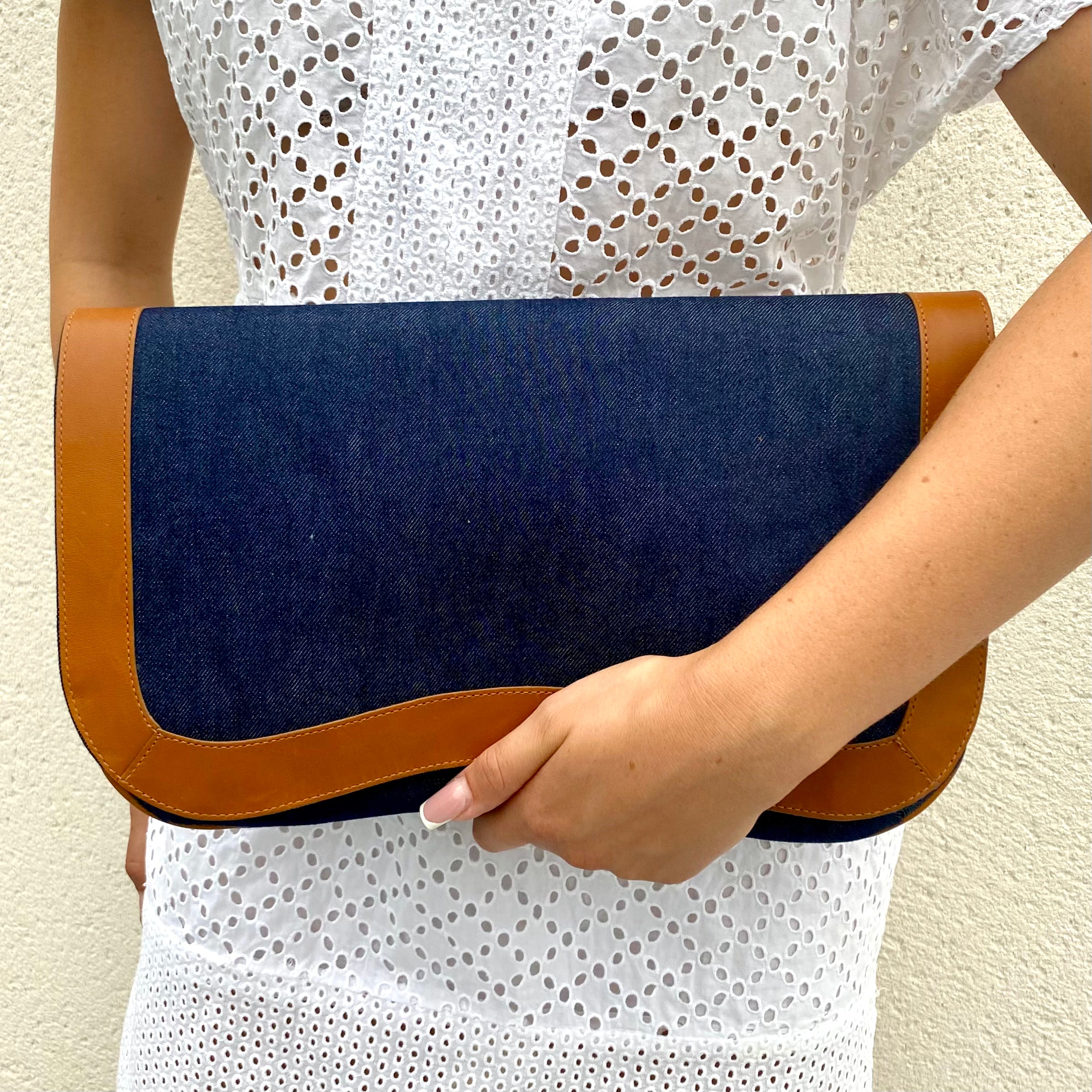 LYRA STAR JEAN/CAMEL BAG