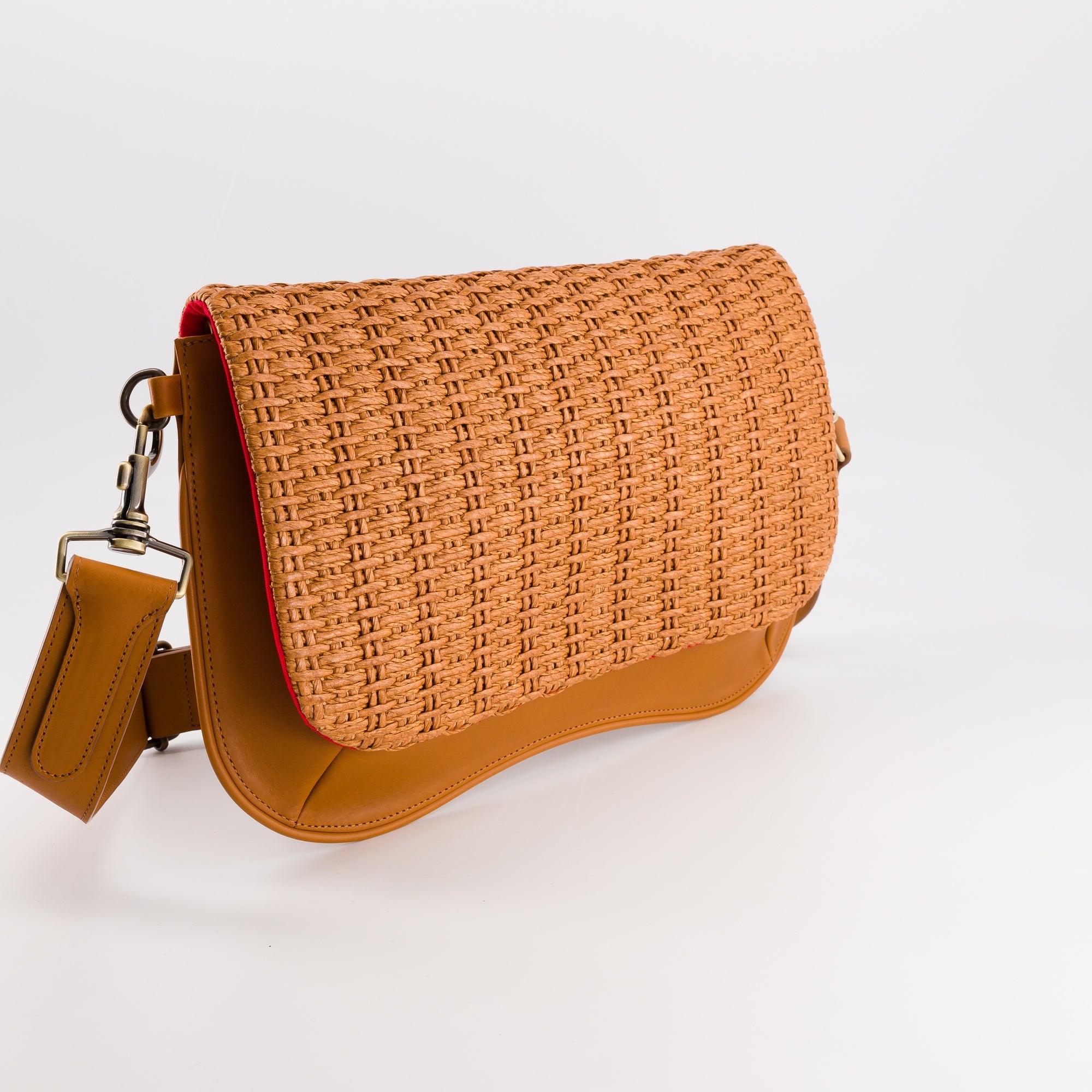 STAR CORDA CAMEL LEATHER BAG