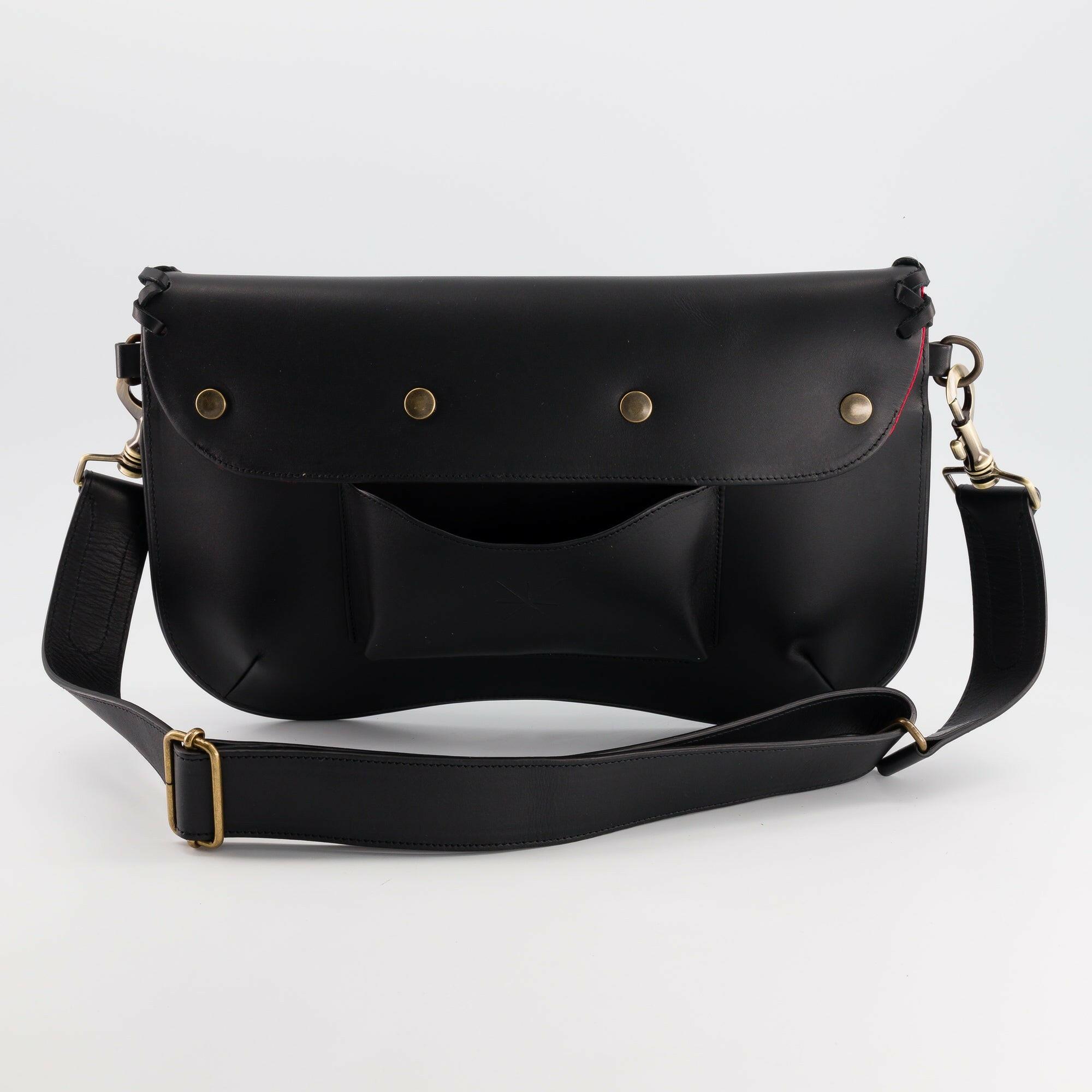 STAR TRESSA BLACK LEATHER BAG