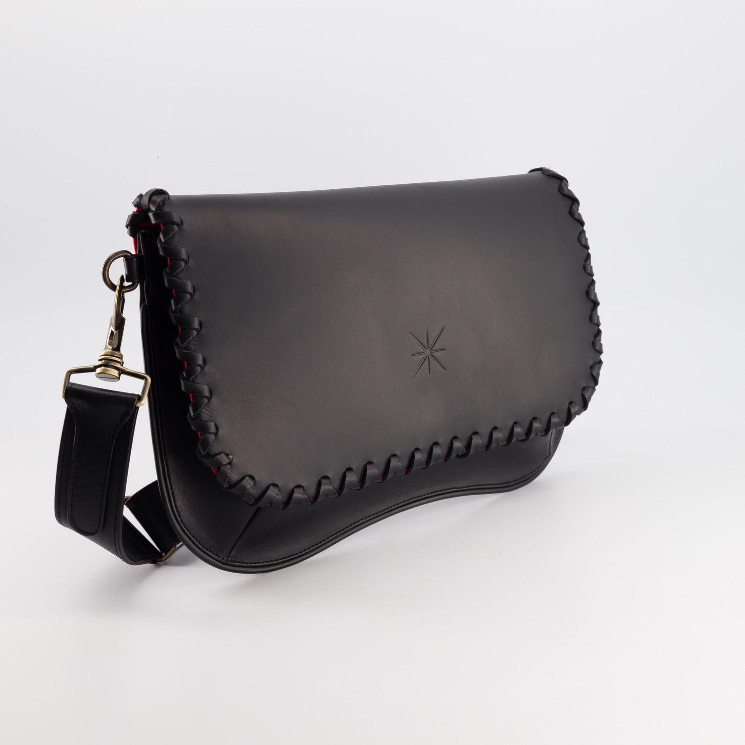 RABAT STAR TRESSA BLACK LEATHER