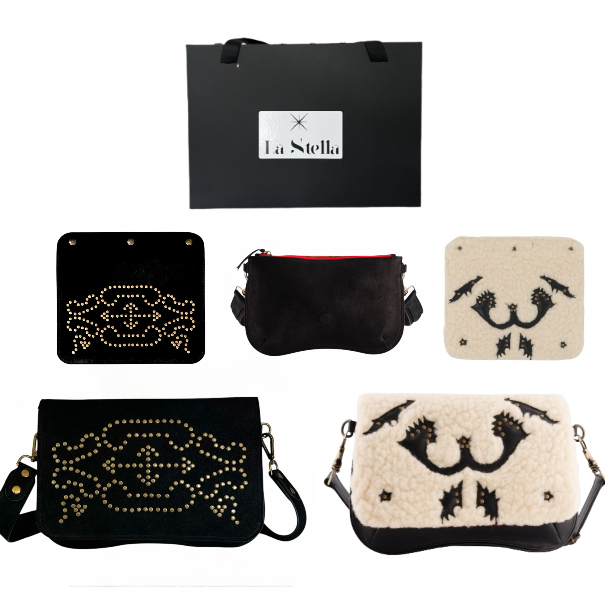 "BABY IDEAL WINTER BLACK" SIDIA / RANCHO MOUTON BOX