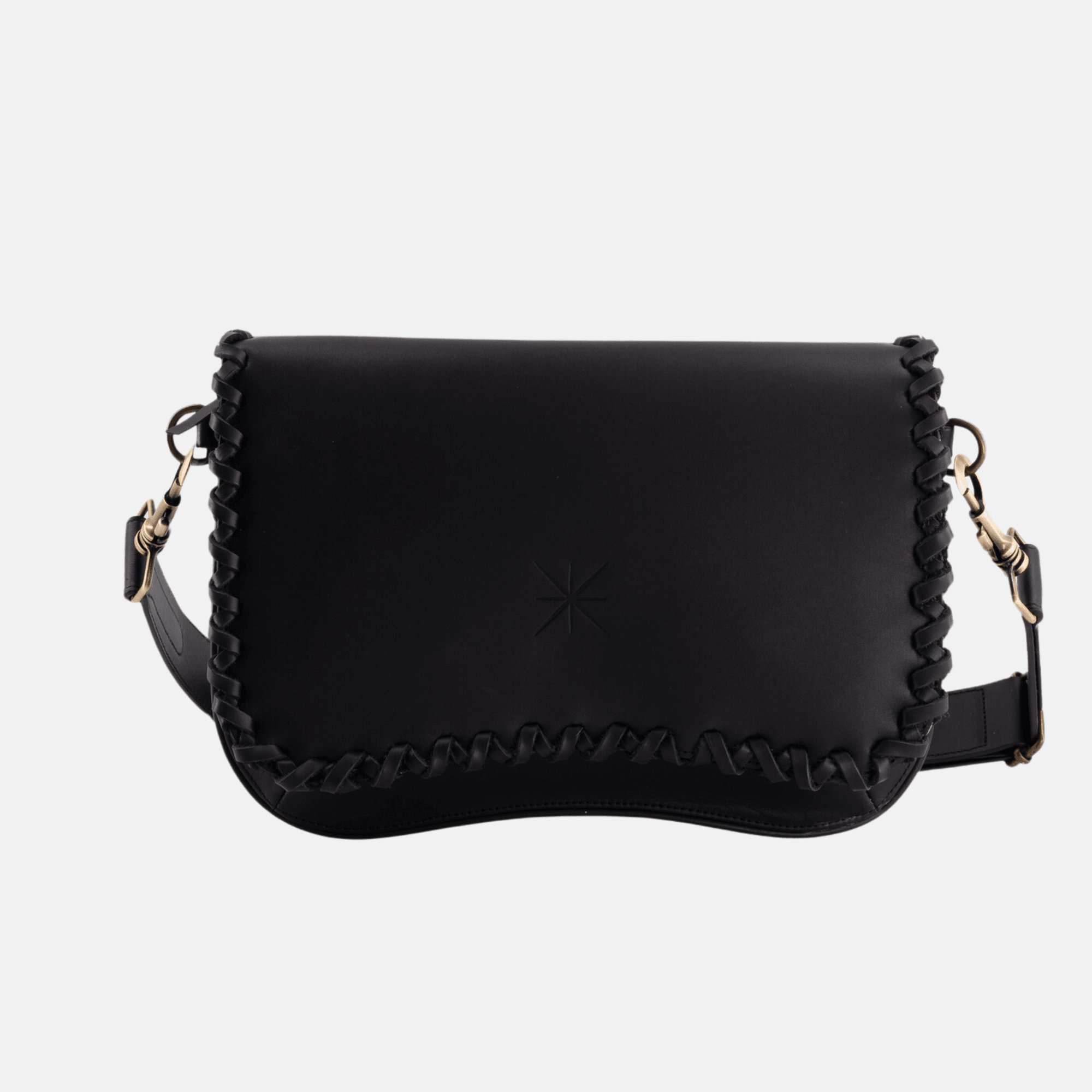 BABY TRESSA BLACK LEATHER BAG