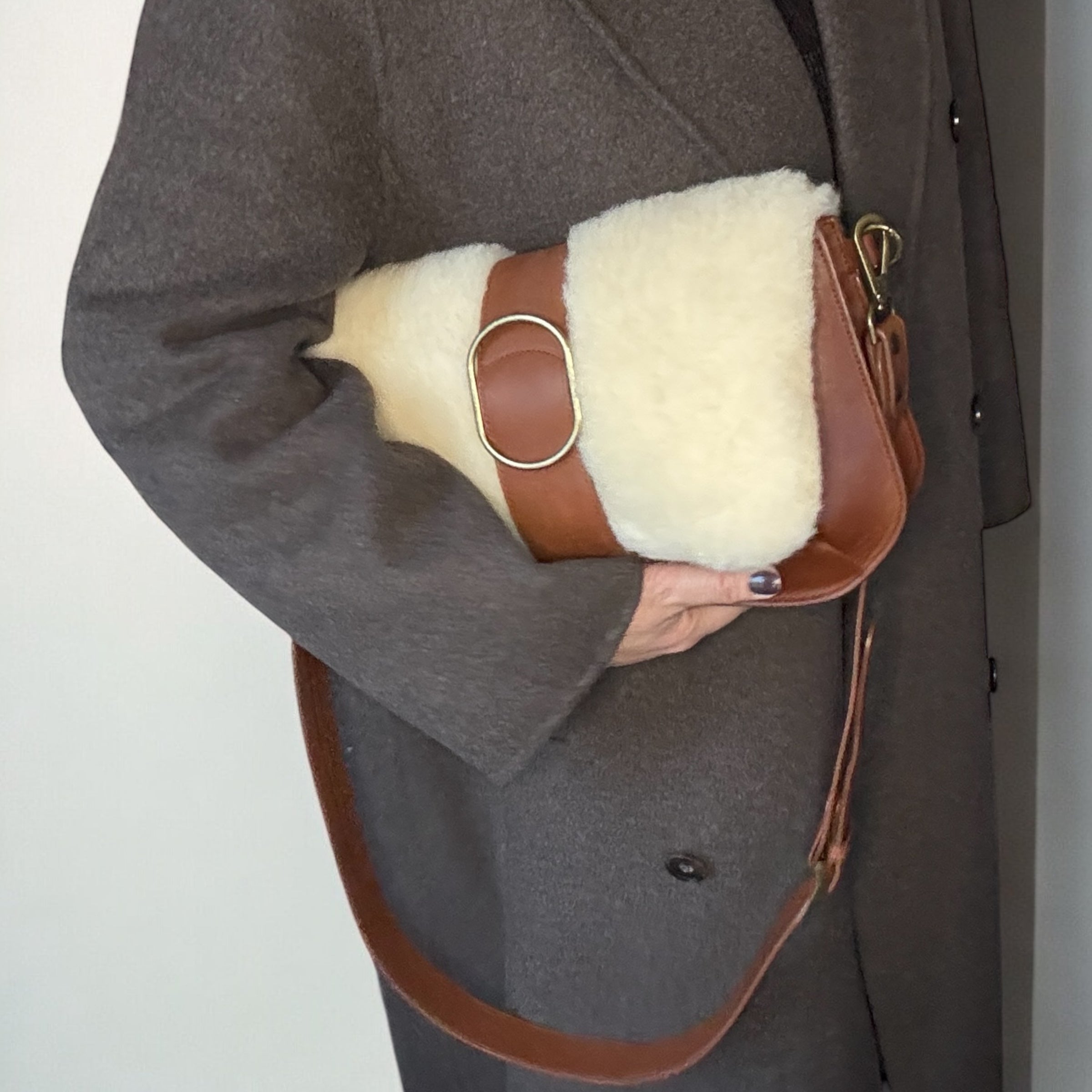 RABAT BABY THARA MOUTON MARRON GLAÇÉ