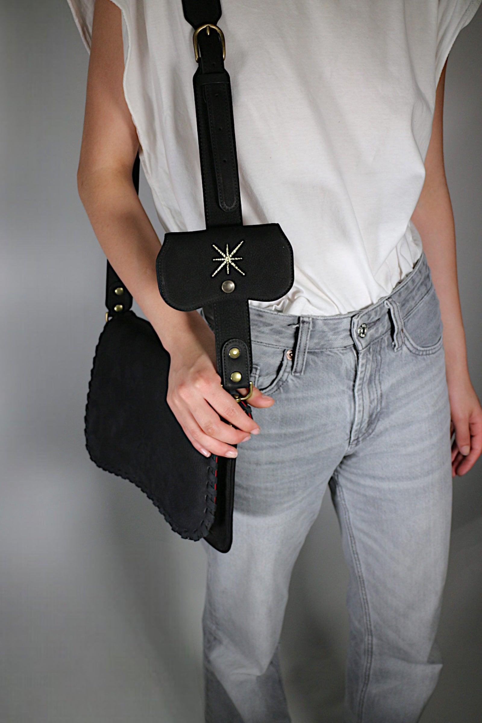 BLACK NUBUCK GLASSES CASES