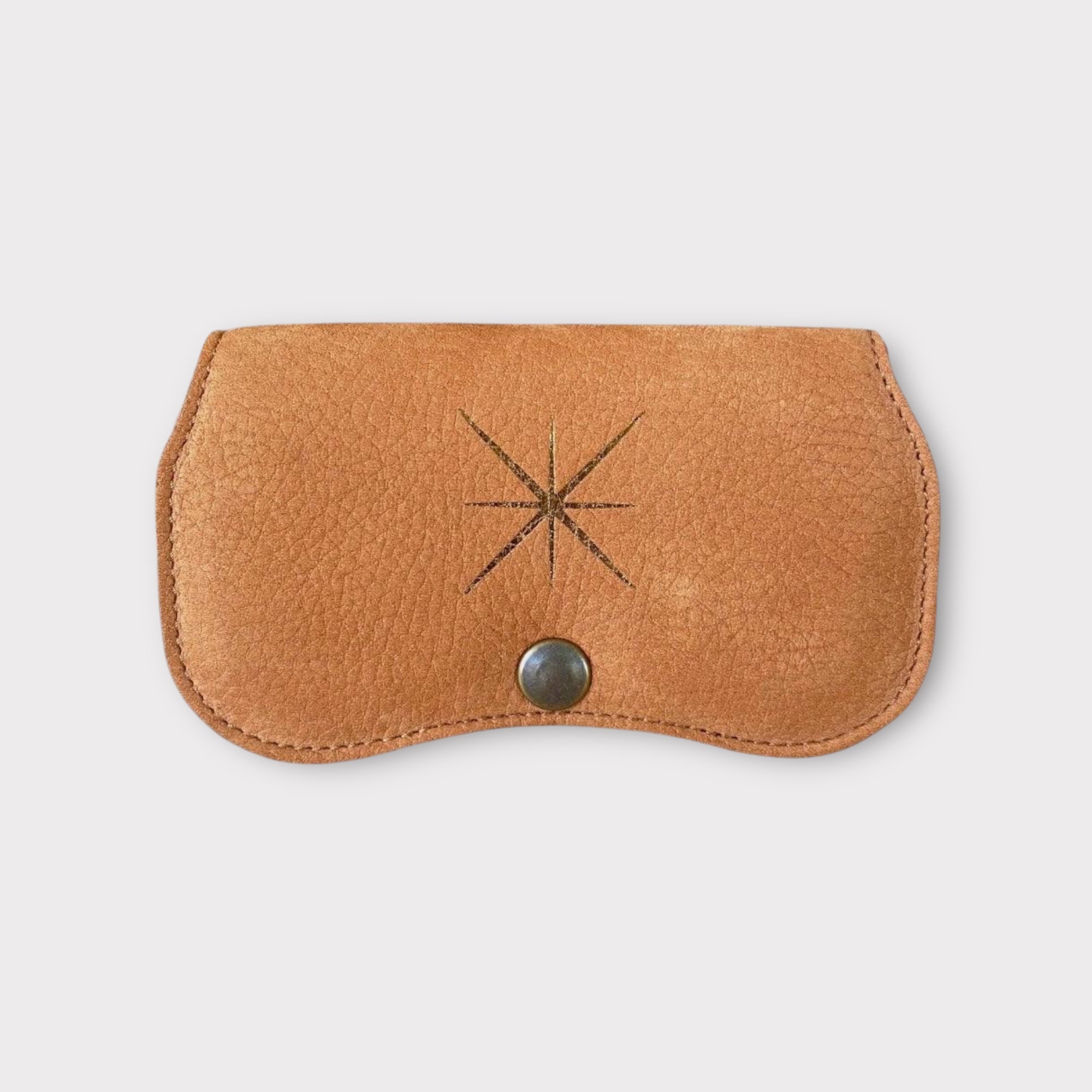 NUBUCK CAMEL GLASSES CASES 