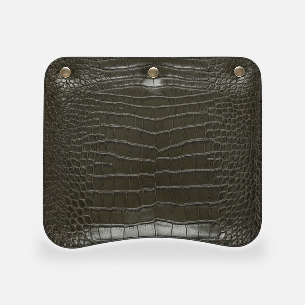 Rabat Baby Khara croco kaki — La Stella
