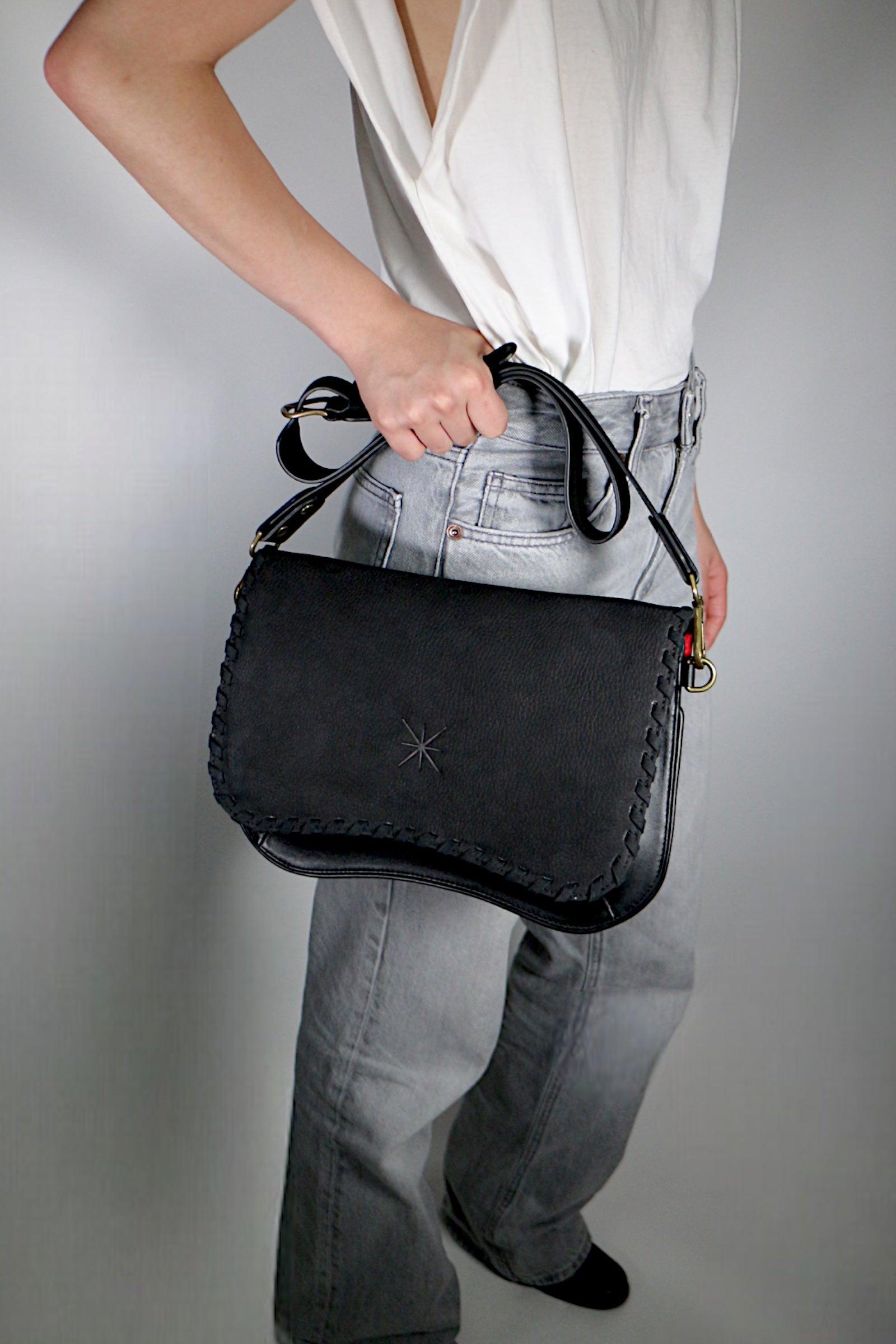 RABAT BABY TRESSA BLACK LEATHER