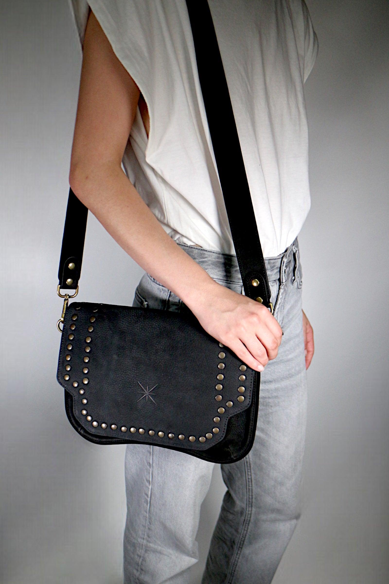 BABY SIDIA NUBUCK BLACK BAG